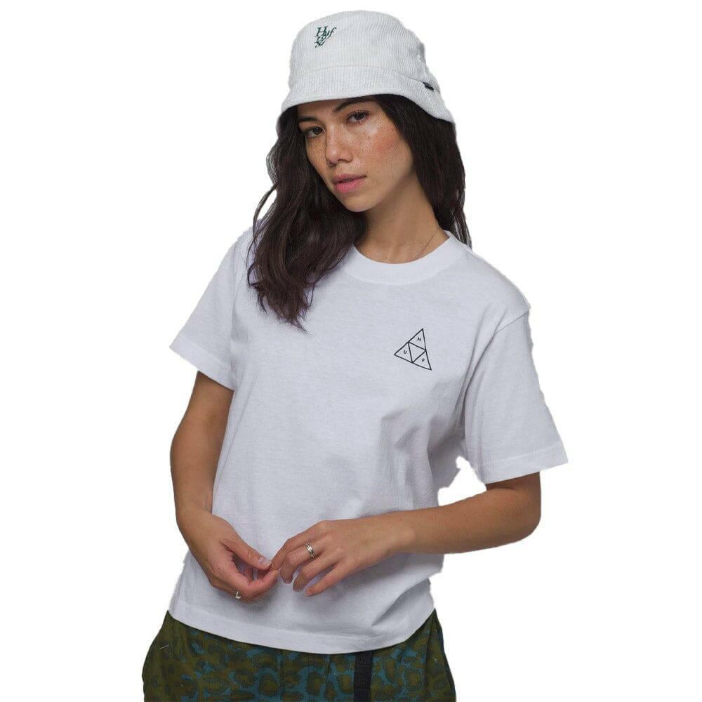 Huf - Triple Triangle Womens Relax Tee White.