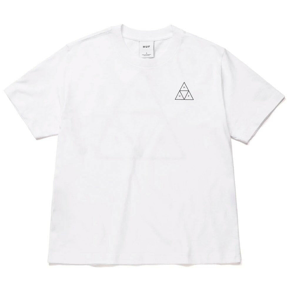 Huf - Triple Triangle Womens Relax Tee White.