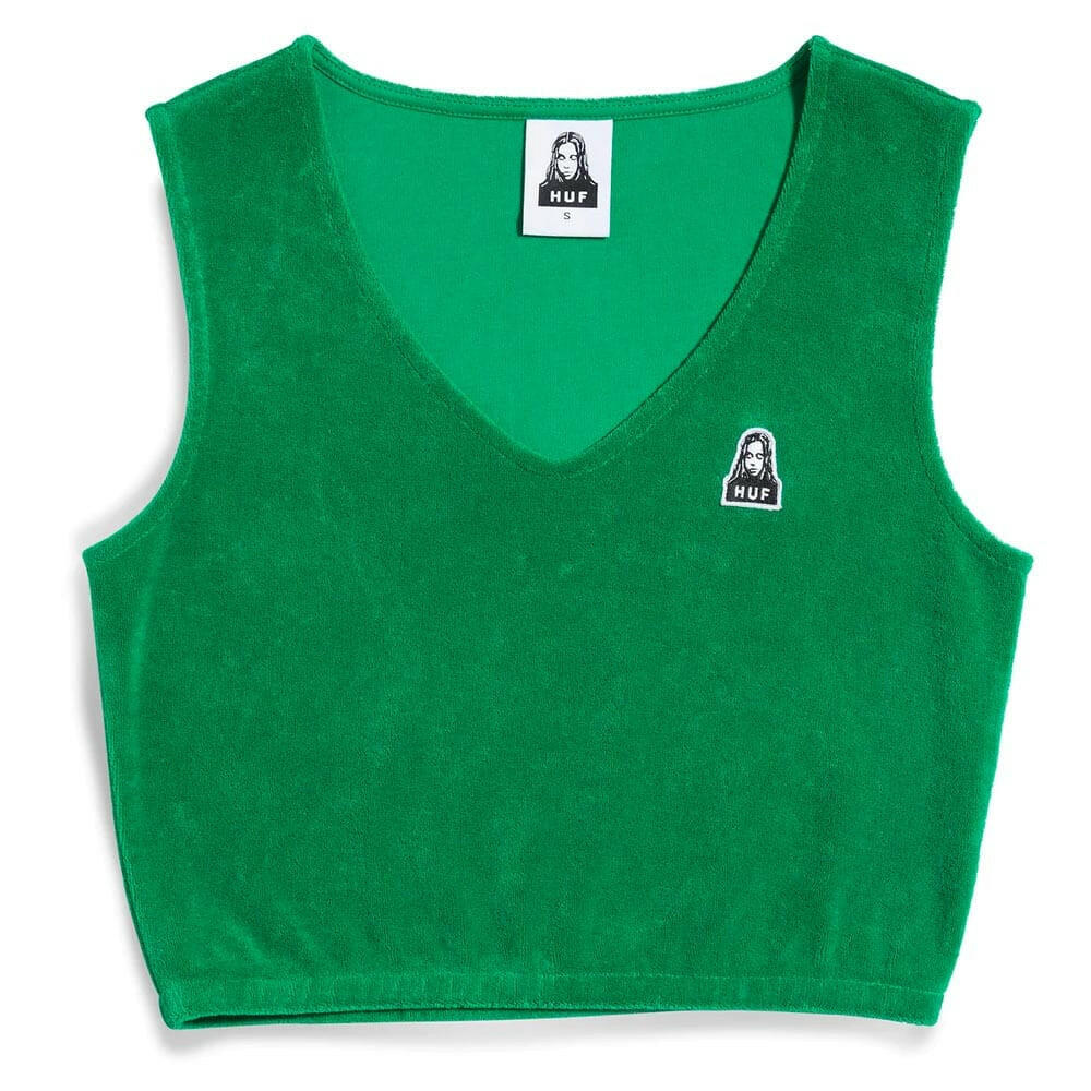 Huf - Wah Gwaan Terry Tank Green.
