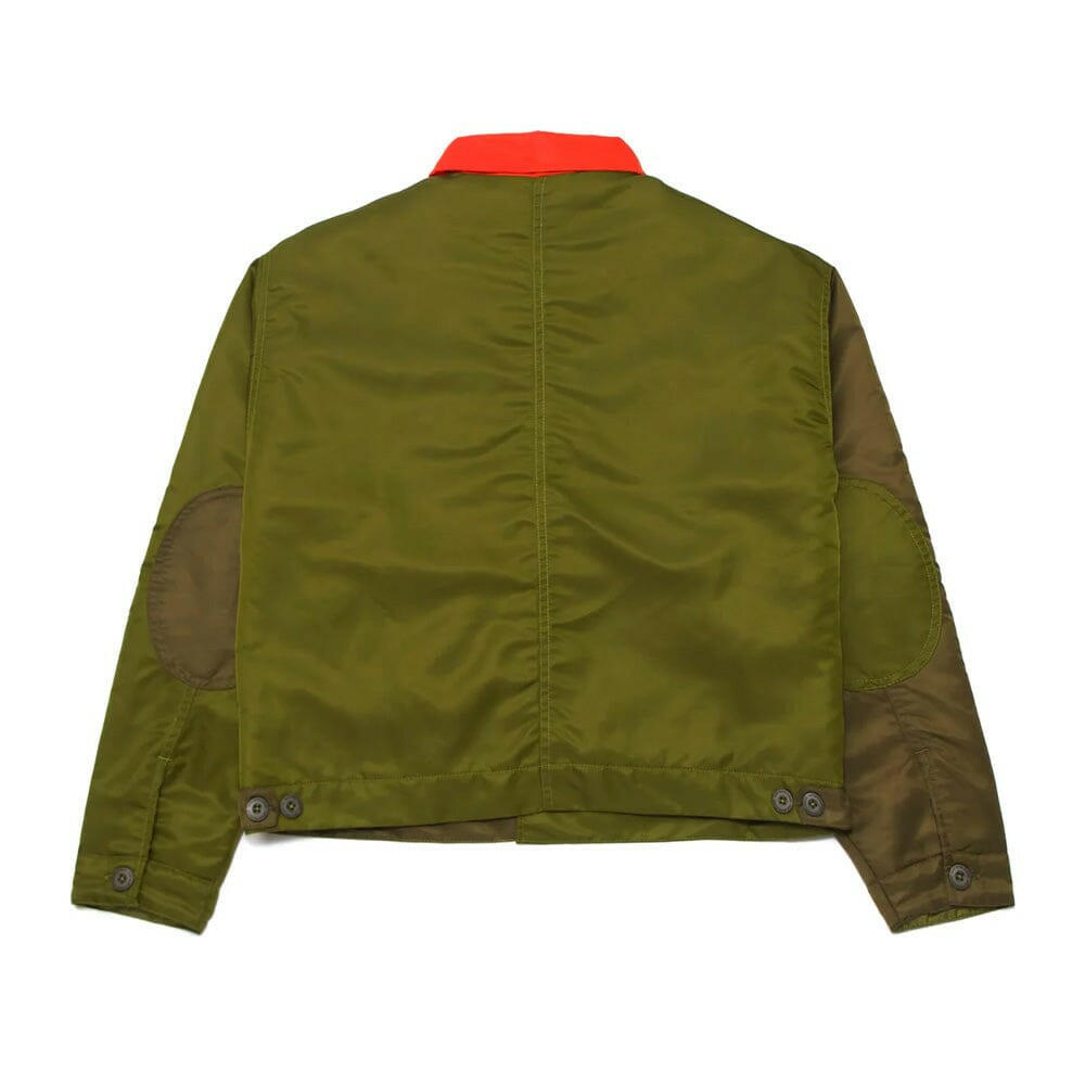 Huf - Womens Flight Crop Jacket Olive.