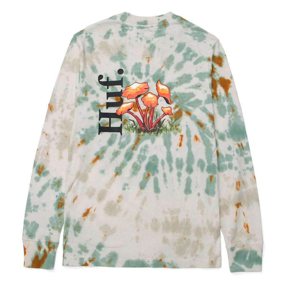 Huf - Tiedye Shroom Womens Relax L/S Tee.