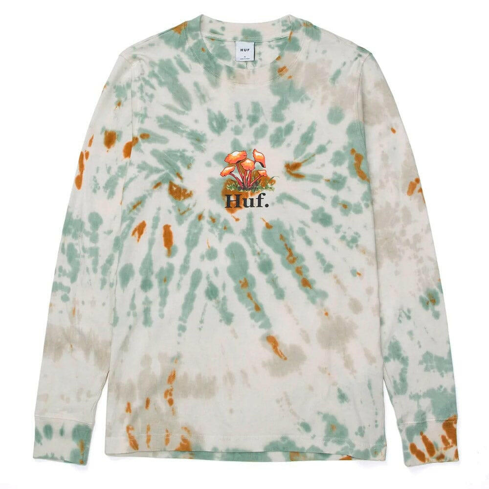 Huf - Tiedye Shroom Womens Relax L/S Tee.