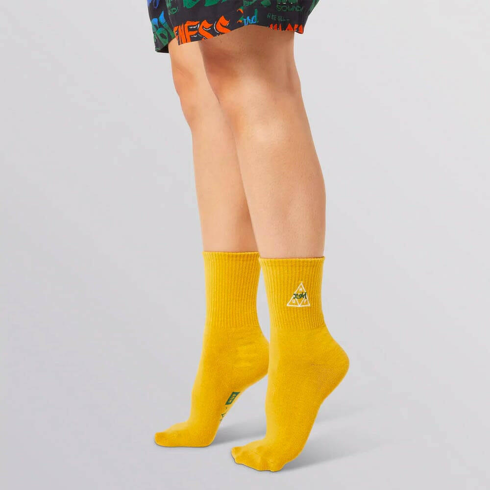 Huf - X-Girl 1/4 Socks Mustard.