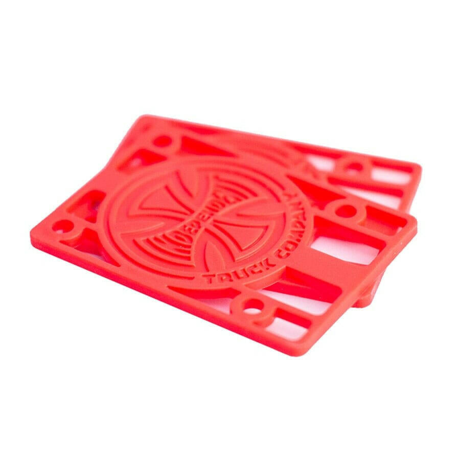 Independent - 1/8" Risers Red.