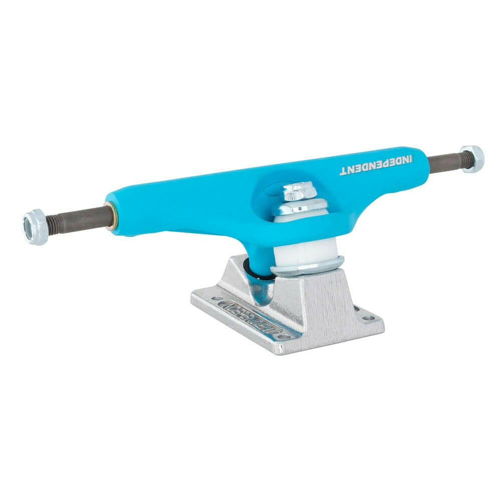 Independent - BTG Speed Blue/Silver Standard 139 Skateboard Trucks.
