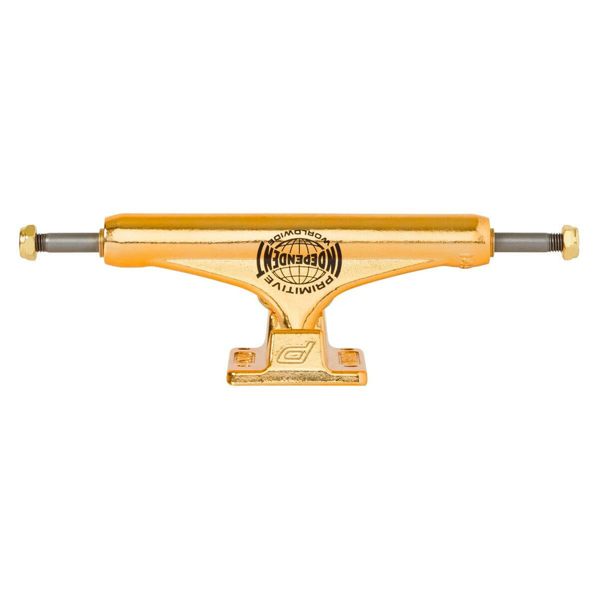 Independent - Primitive Gold Mid 139 Skateboard Trucks.