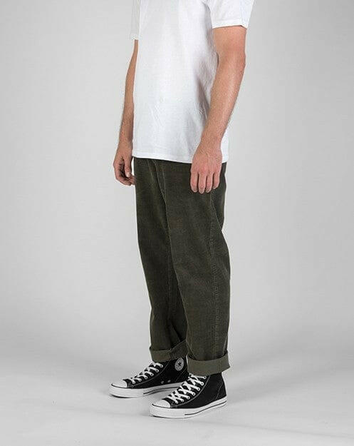 Dickies - 873 Regular Slim Mens Cord Pants Dark Olive.