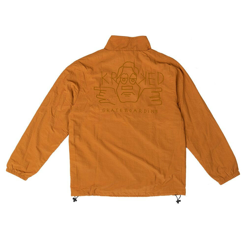 Krooked - Arketype Raw 1/4 Zip Jacket British Khaki.
