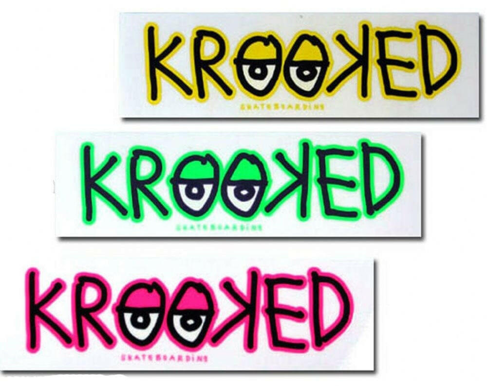 Krooked - Eyes 7" Sticker.