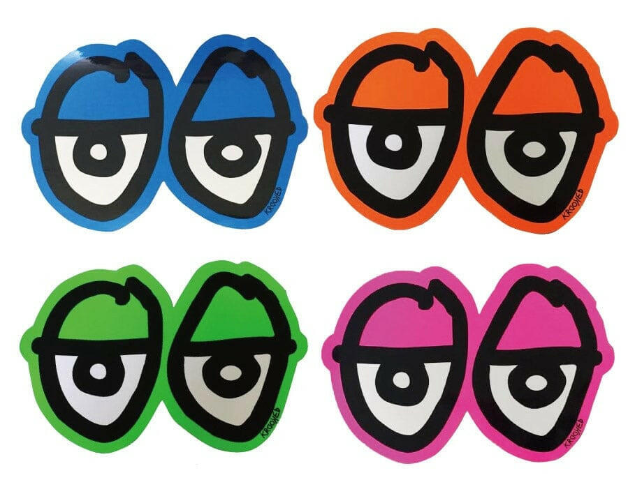 Krooked - Eyes Die Cut 11" Sticker.