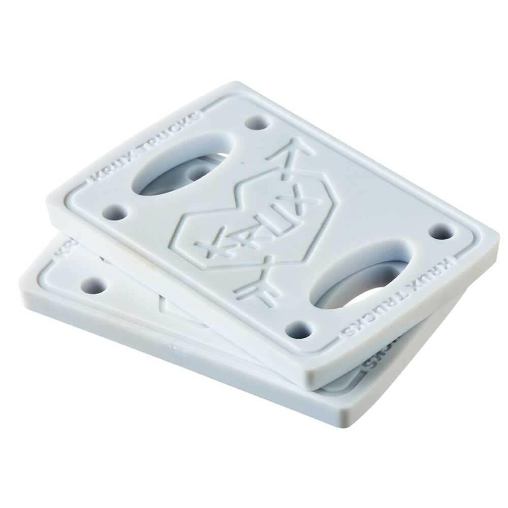 Krux - 1/4 White Riser Pads.