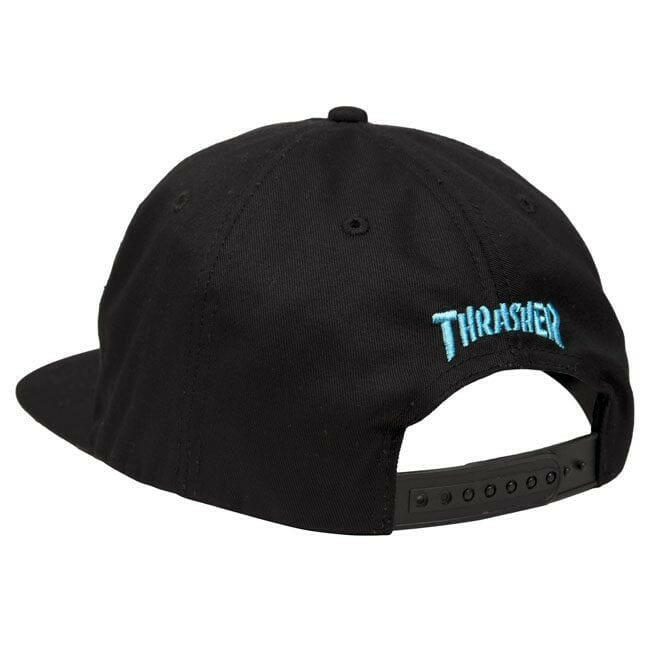 Thrasher - Leopard Mag Snapback Black.