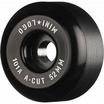Mini Logo - A Cut Black 52MM 101A Skateboard Wheels.