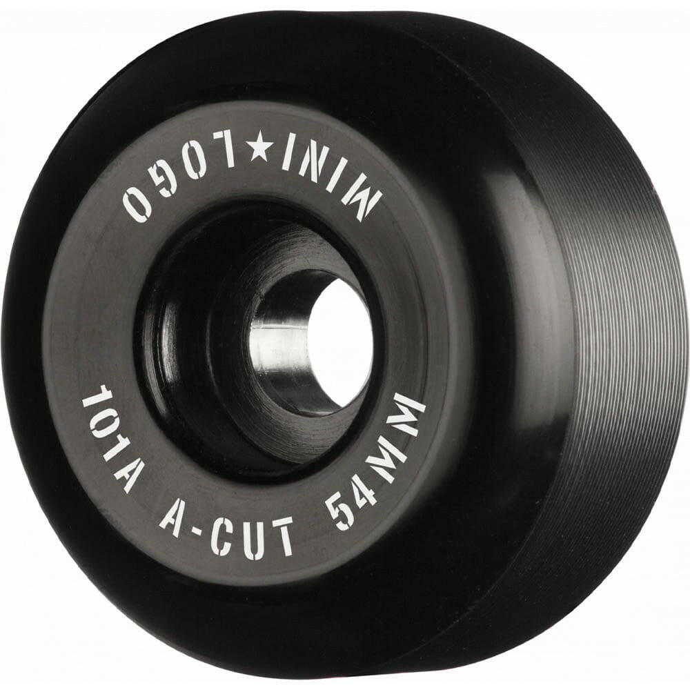 Mini Logo - A Cut Black 54MM 101A Skateboard Wheels.
