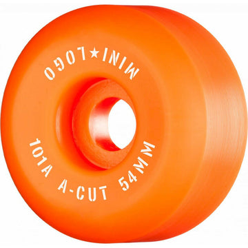 Mini Logo - A Cut Orange 54MM 101A Skateboard Wheels.