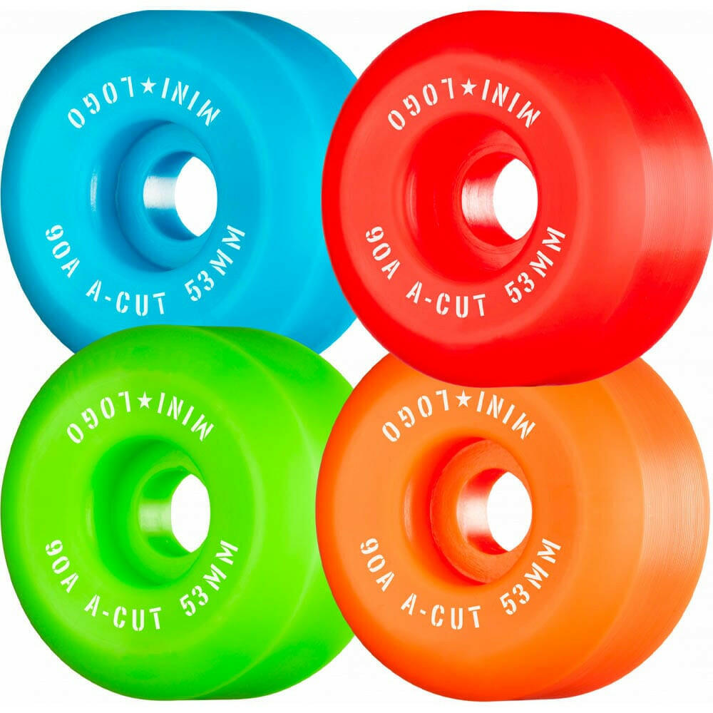 Mini Logo - Hybrid A Cut 2 Multi 53MM 90A Skateboard Wheels.