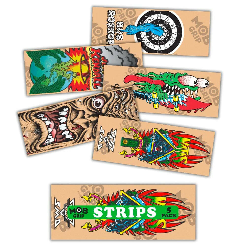 Mob - Santa Cruz Reissues Strips Clear Griptape.