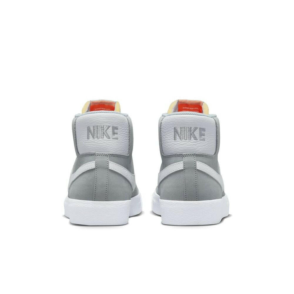 Nike SB - Blazer Mid ISO Shoes Wolf Grey/White-Wolf Grey.