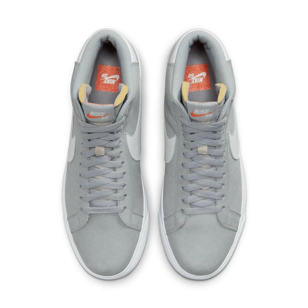 Nike SB - Blazer Mid ISO Shoes Wolf Grey/White-Wolf Grey.