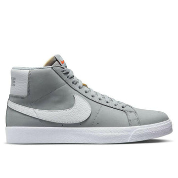 Nike SB - Blazer Mid ISO Shoes Wolf Grey/White-Wolf Grey.