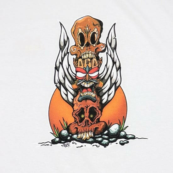 OCD - Tiki Tee White.