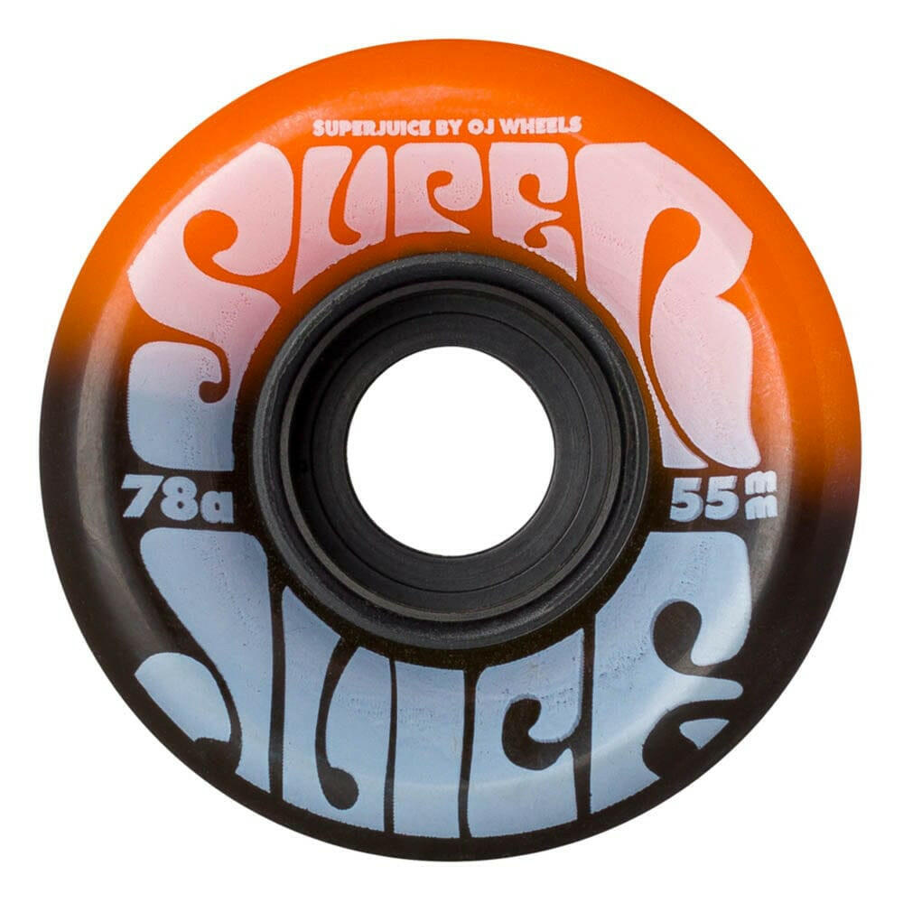 OJ - Mini Super Juice Orange/Black 55MM 78A Skateboard Wheels.
