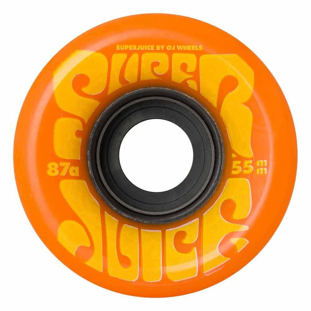 OJ - Mini Super Juice Orange/Yellow 55MM 87A Skateboard Wheels.