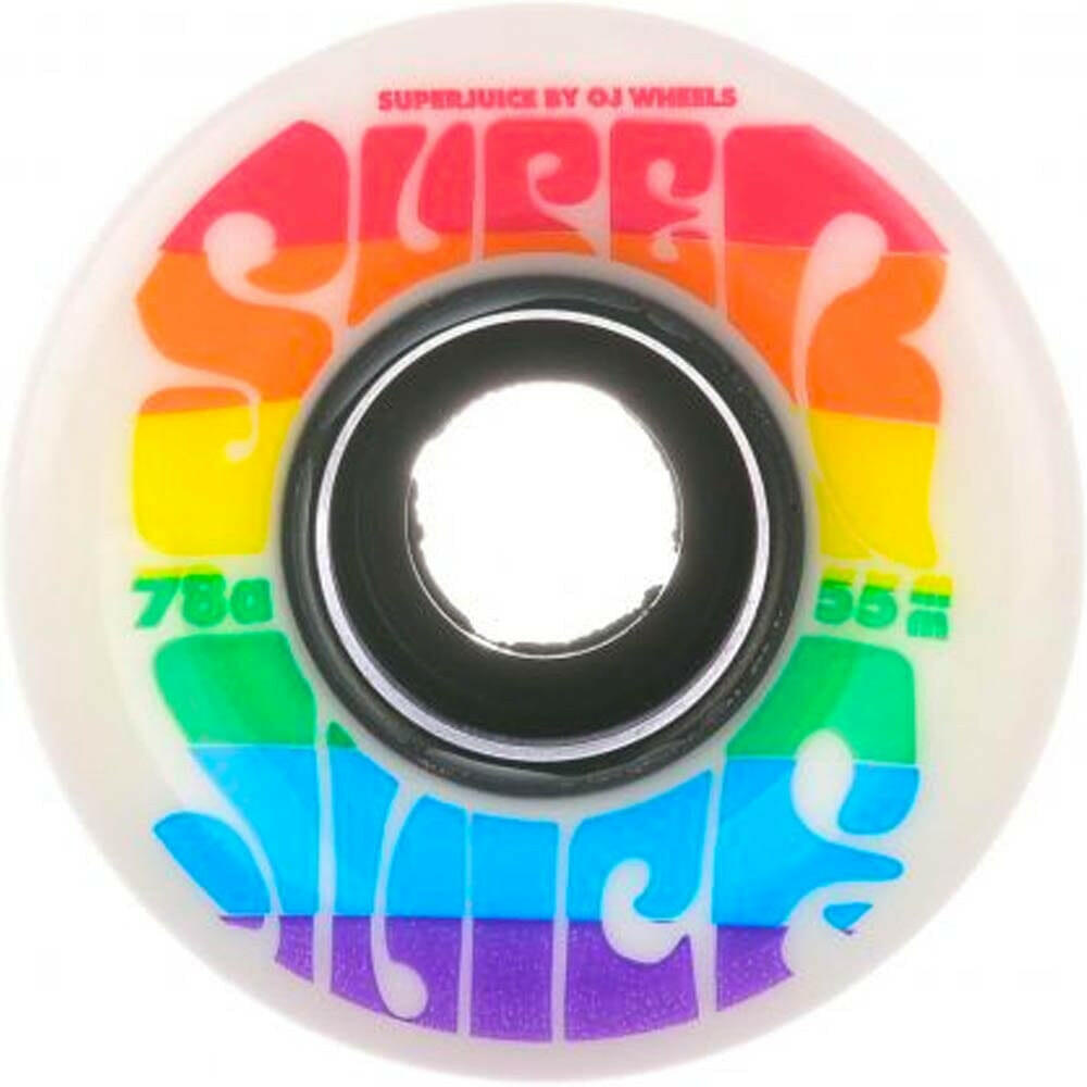 OJ - Rainbow Mini Super Juice 55MM 78A Skateboard Wheels.