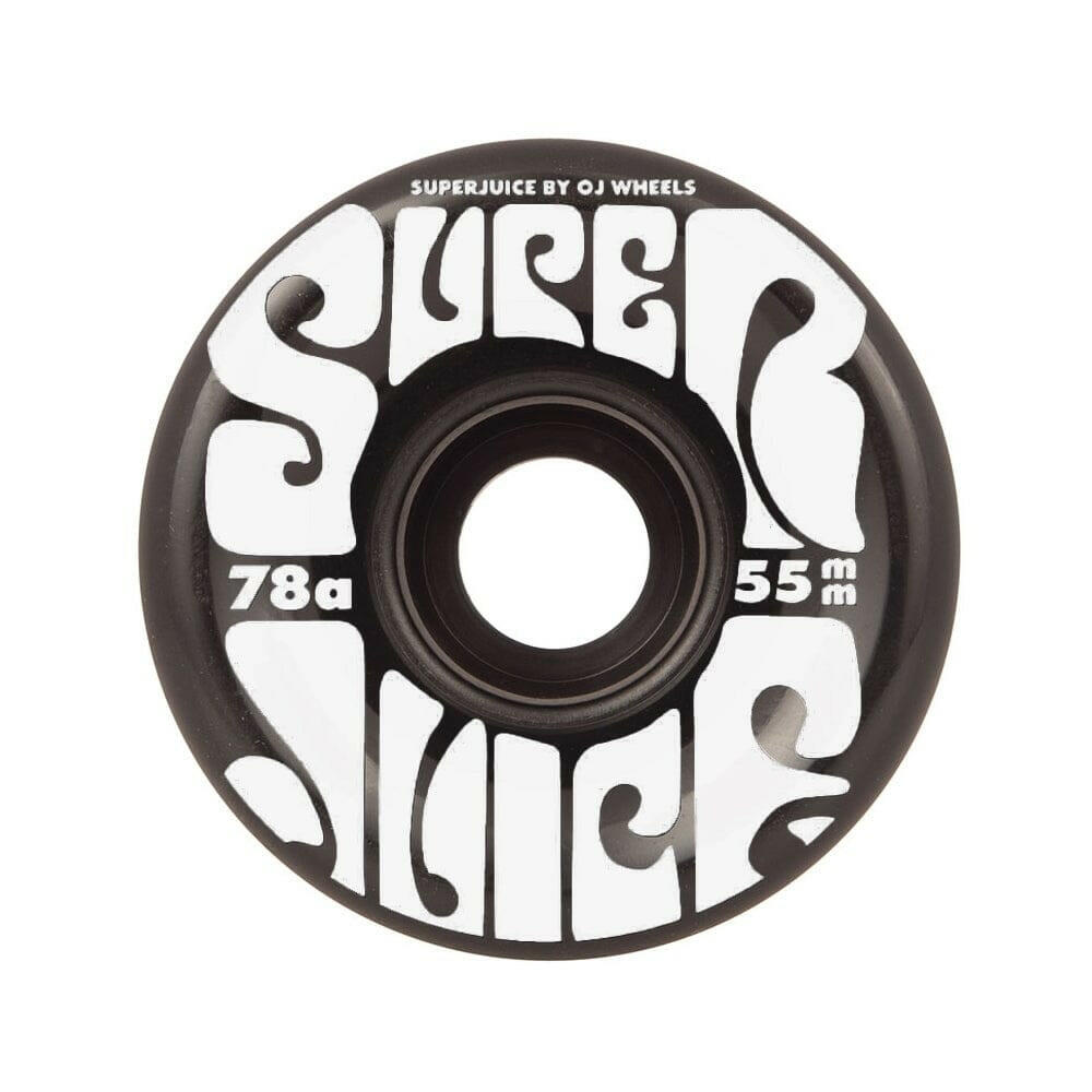 OJ - Mini Super Juice Trans Black 55MM 78A Skateboard Wheels.