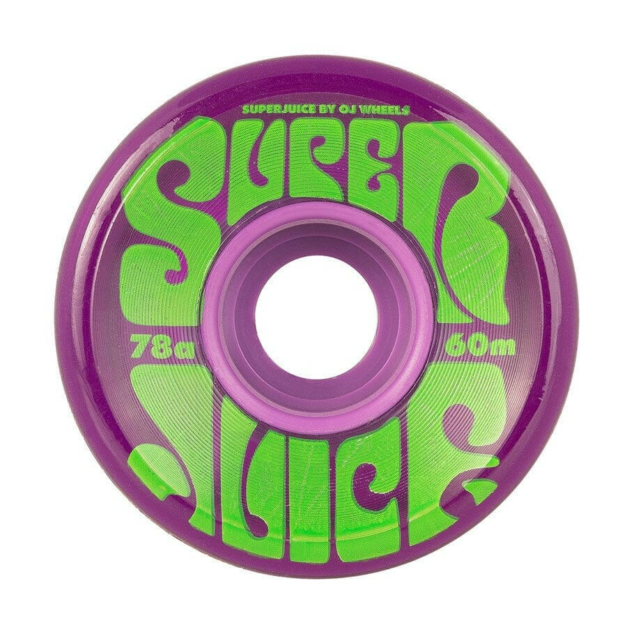 OJ - Super Juice Trans Purple 60MM 78A Skateboard Wheels.