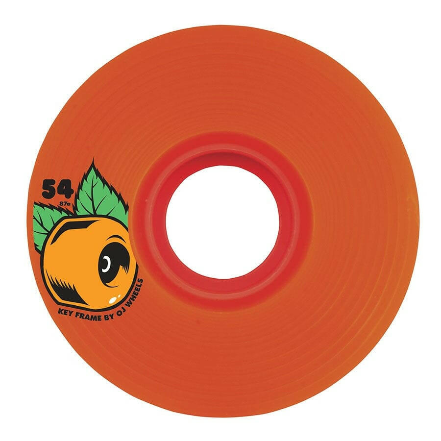 OJ - Keyframe Orange 54MM 87A Skateboard Wheels.