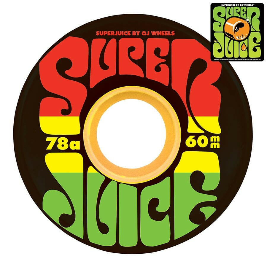 OJ - Jamaica Super Juice 60MM 78A Skateboard Wheels.