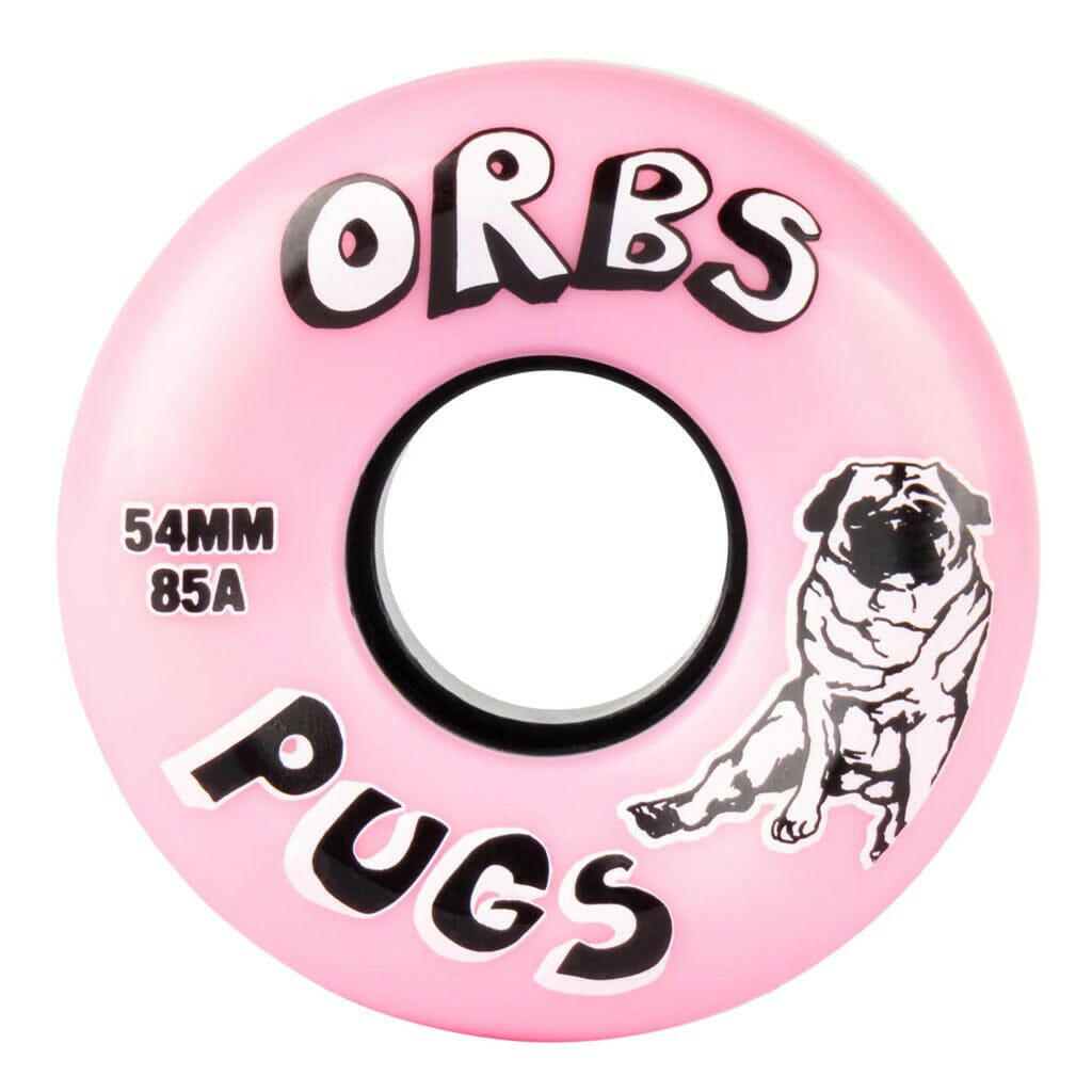 Orbs - Pugs 54MM 85A Skateboard Wheels.