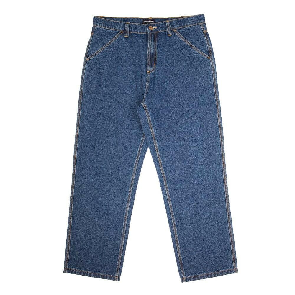 Pass~Port - Workers Club Jeans Washed Dark Indigo.