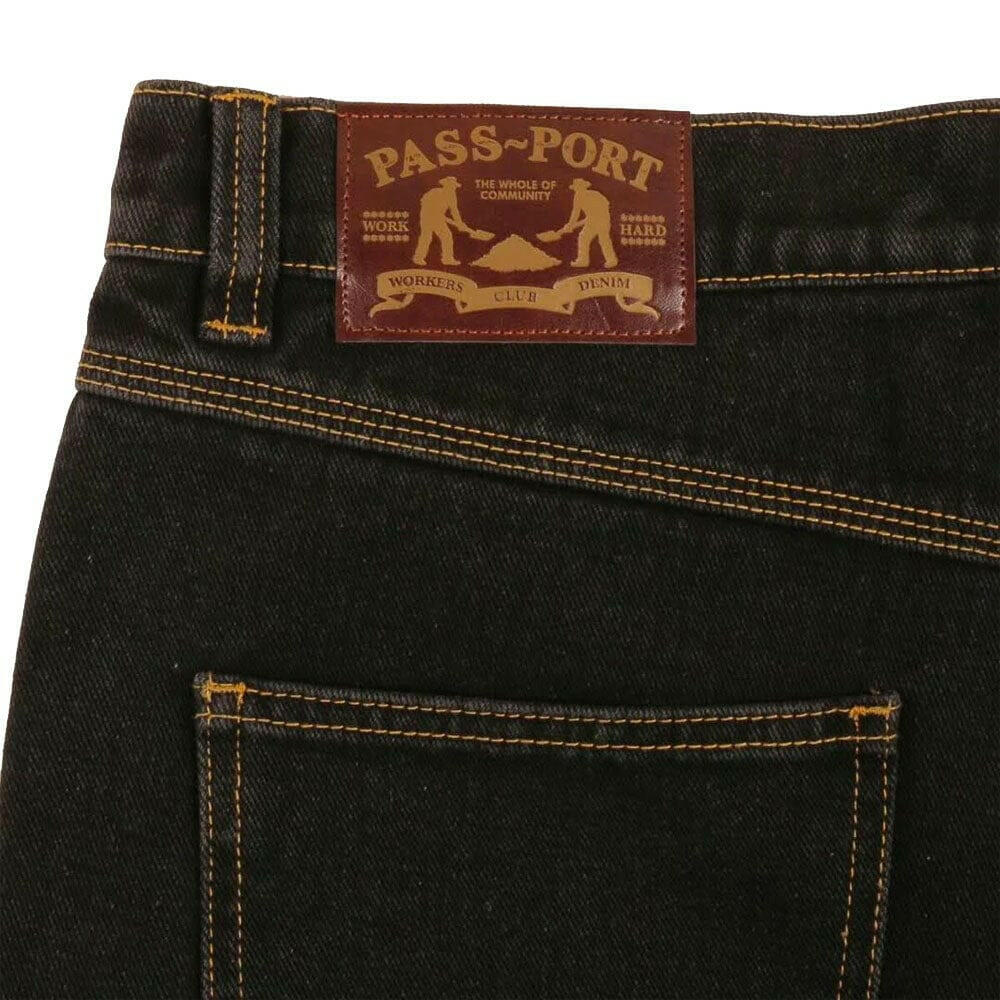Pass~Port - Workers Club Shorts Washed Black.