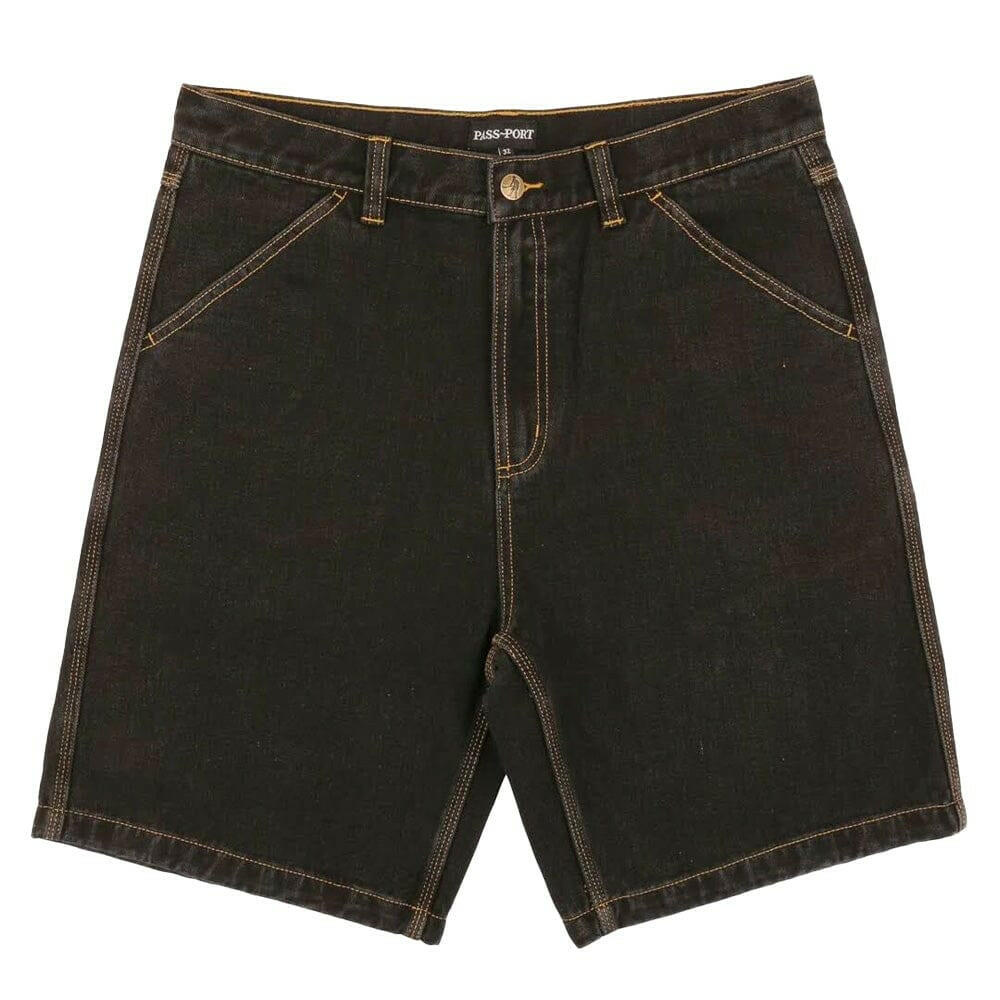 Pass~Port - Workers Club Shorts Washed Black.