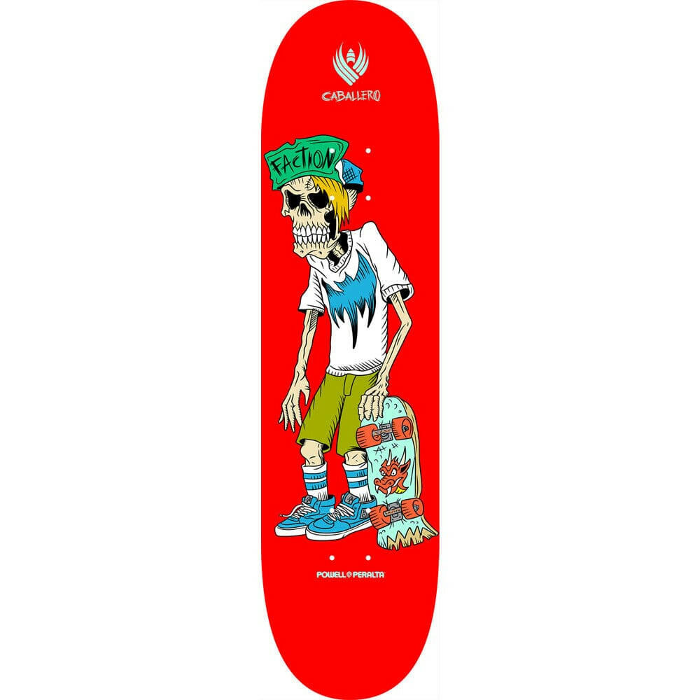 Powell Peralta - Steve Caballero Faction Flight 243 8.25 Skateboard Deck.