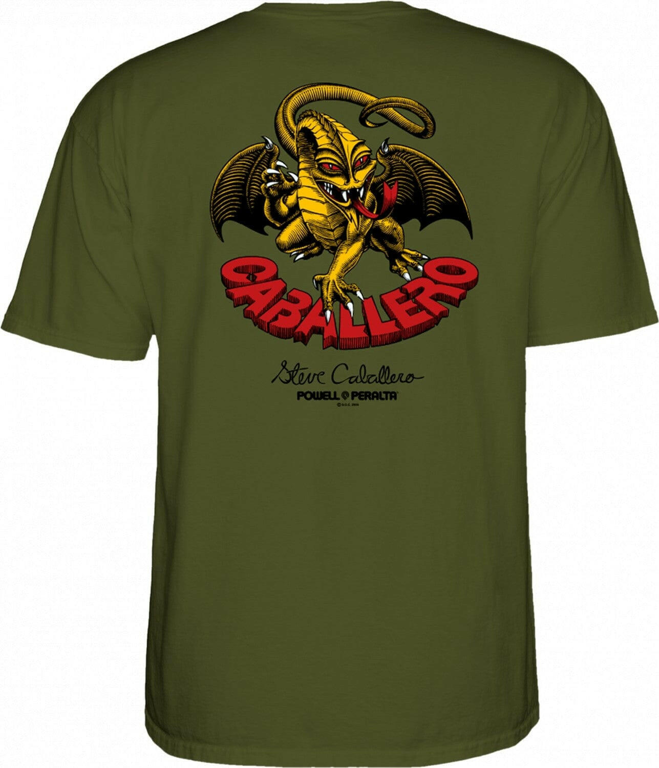 Powell Peralta - Caballero Dragon II Tee Military Green.