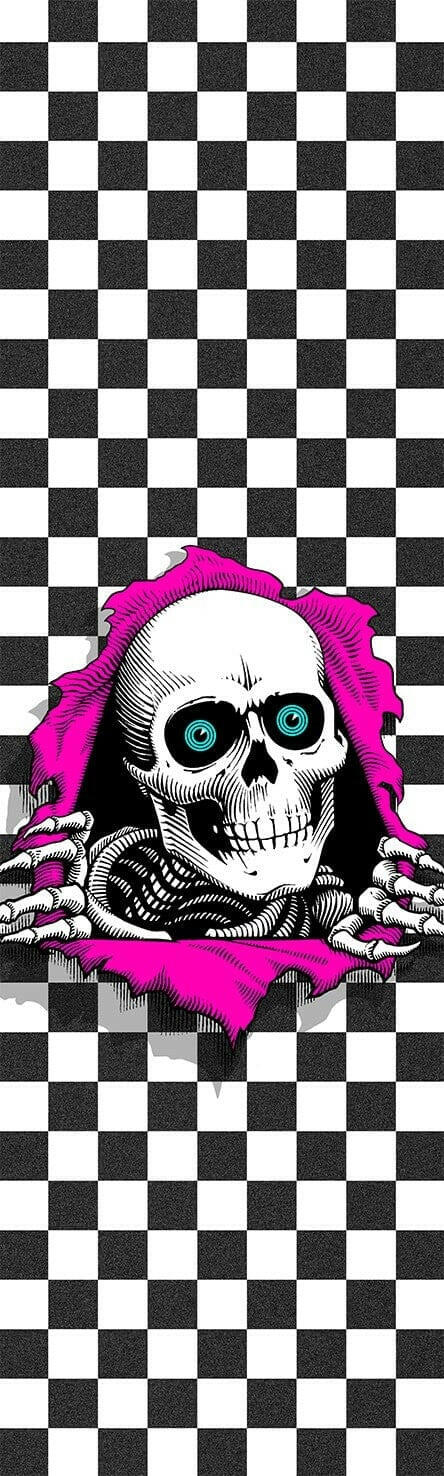 Powell Peralta - Ripper Checker White 9.0" Griptape.
