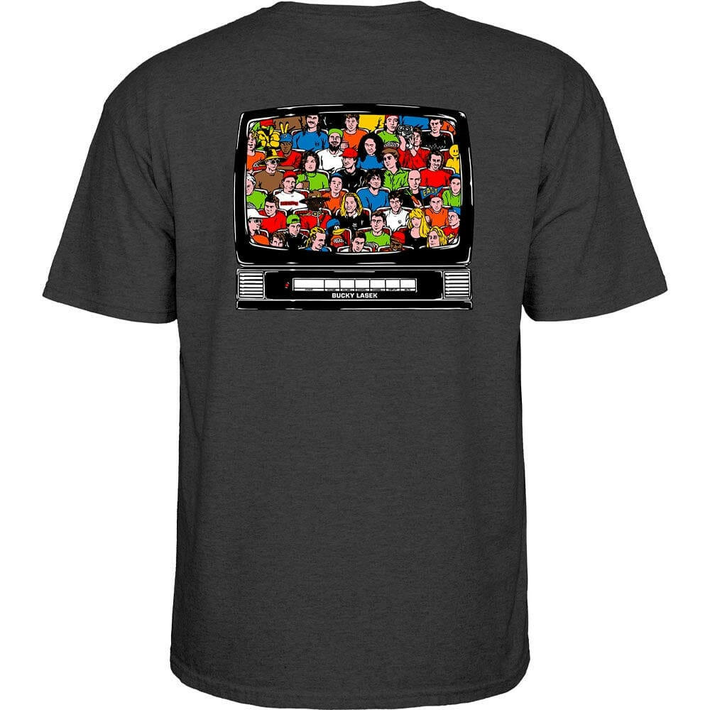 Powell Peralta - Bucky Lasek Stadium Mens Tee Charcoal Heather.