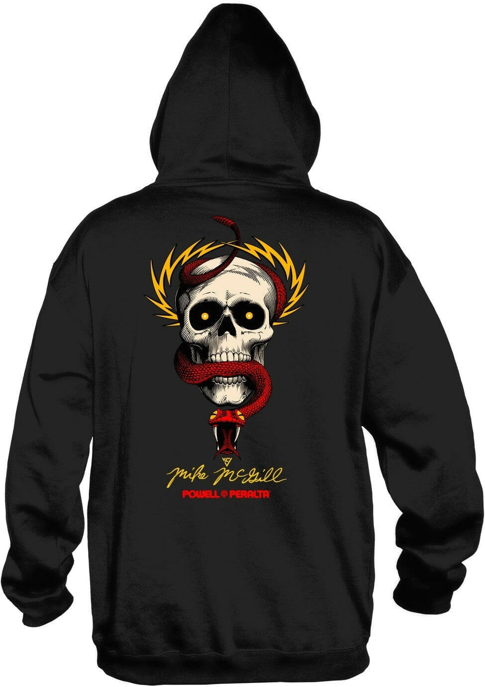 Powell Peralta - McGill Skull & Snake Mens Hoodie Black.