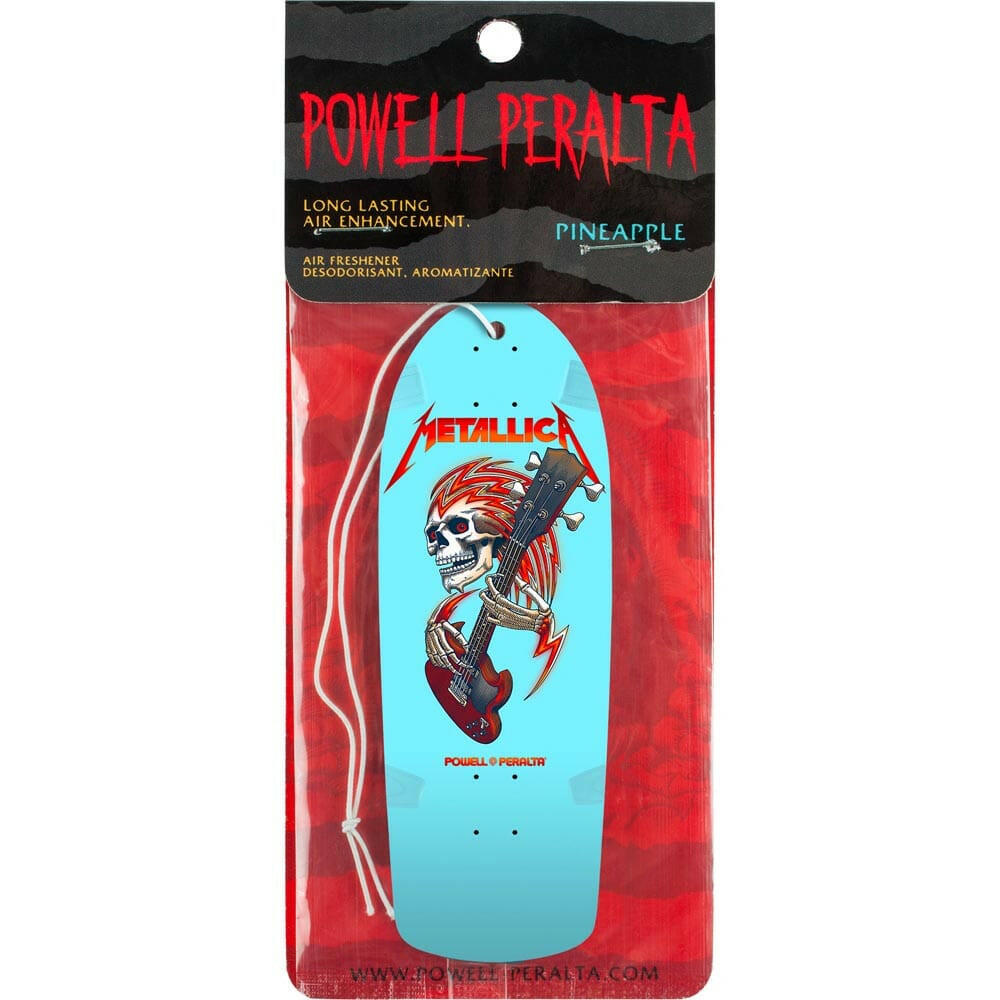 Powell Peralta - Metallica Collab Air Freshener Light Blue.