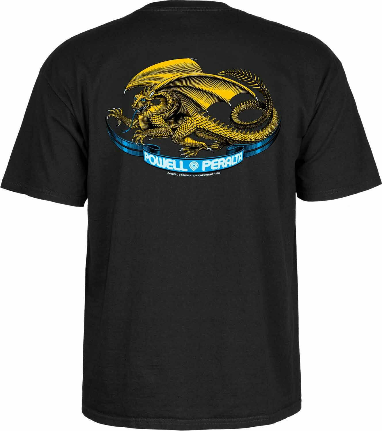 Powell Peralta - Oval Dragon Tee Black.