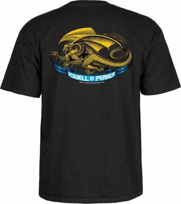 Powell Peralta - Oval Dragon Tee Black.