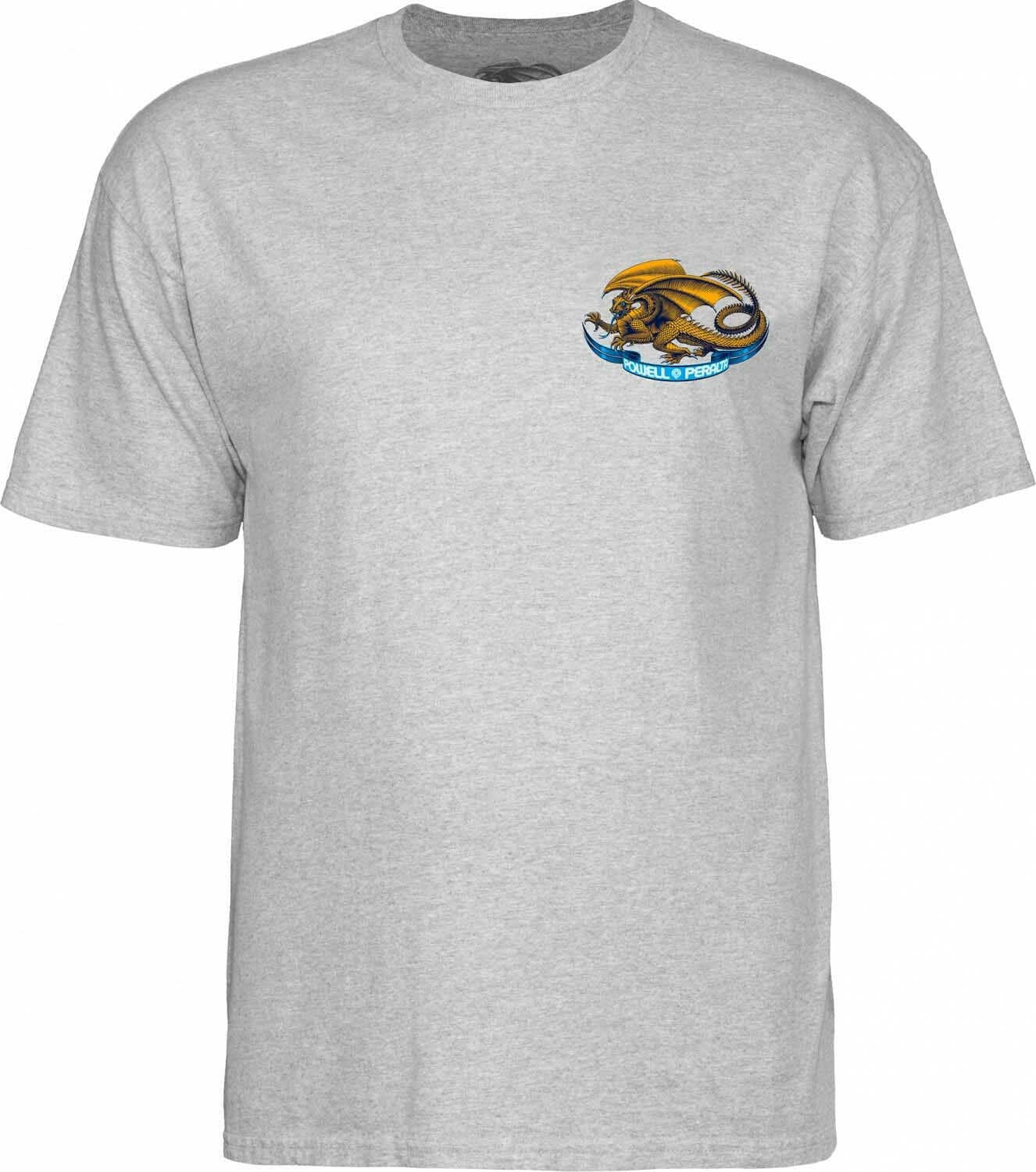 Powell Peralta - Oval Dragon Youth Tee Grey.