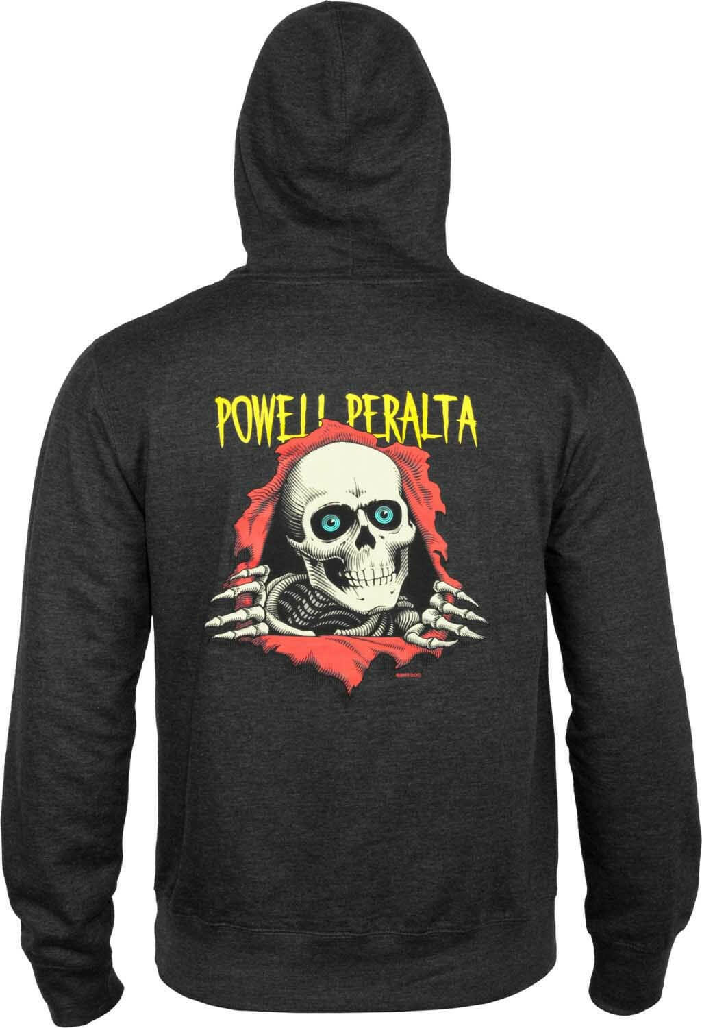 Powell Peralta - Ripper Mens Hoodie Charcoal.