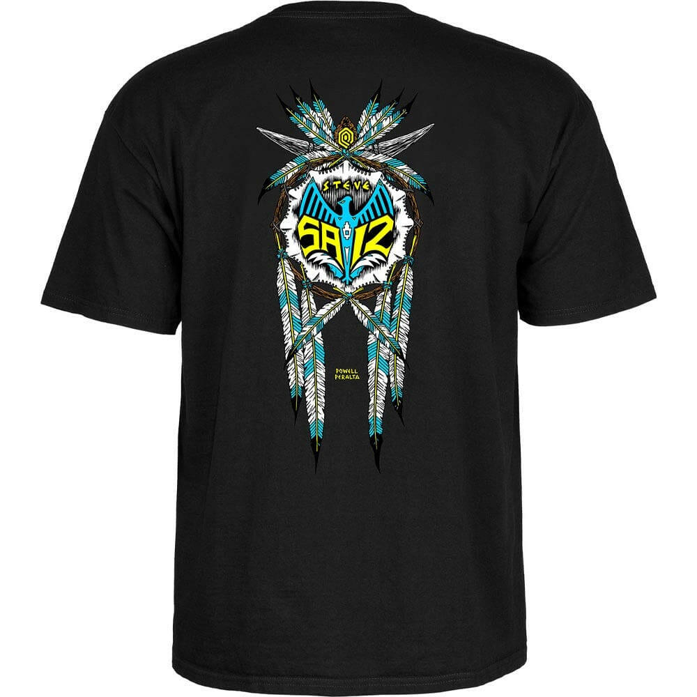 Powell Peralta - Steve Saiz Totem Tee Black.