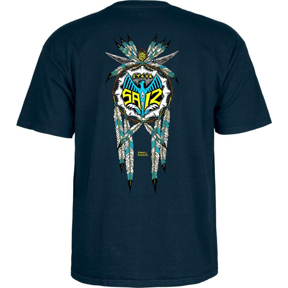 Powell Peralta - Steve Saiz Totem Tee Navy.