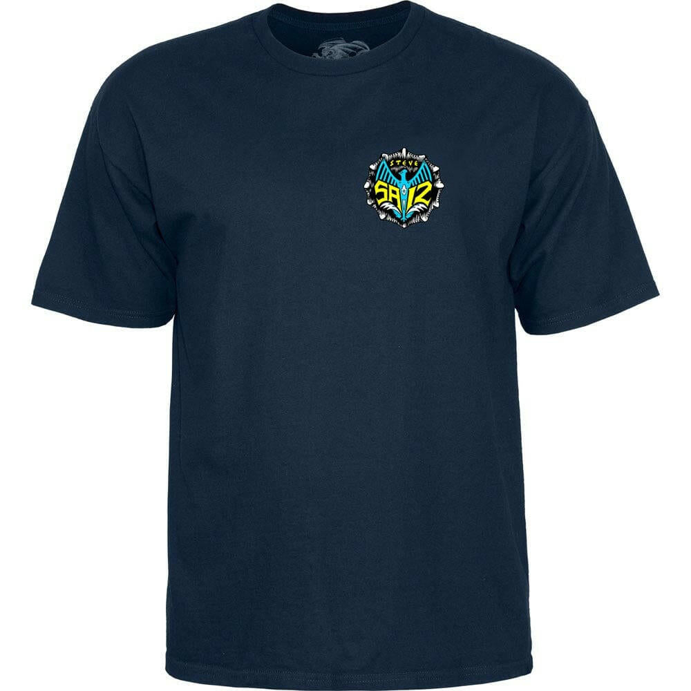 Powell Peralta - Steve Saiz Totem Tee Navy.