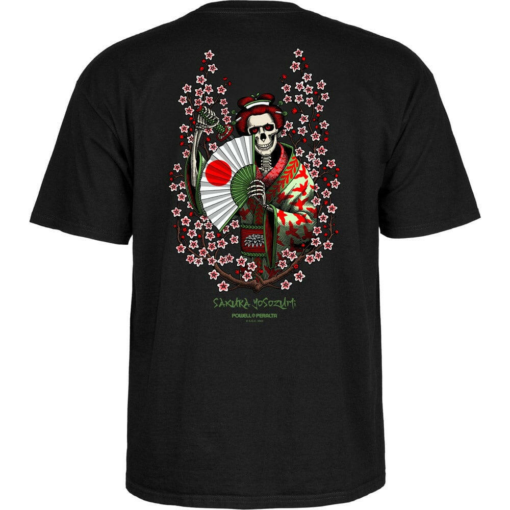 Powell Peralta - Sakura Yosozumi Samurai Tee Black.